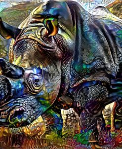 Rhinoceros Watches Me