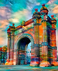 Spain Barcelona Arc De Triomf