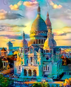 France Paris Sacred Heart of Montmartre Basilica of Sacré Coeur