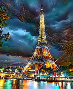 France Paris Tower Eiffel Shinings