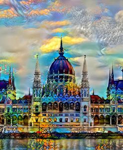 Hungary Budapest Hungarian Parliament Building Front