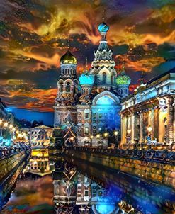 Russia Saint Petersburg Church Of The Savior