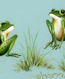 April Showers – Frogs With Grass