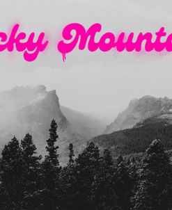 Pink Rocky Mountains