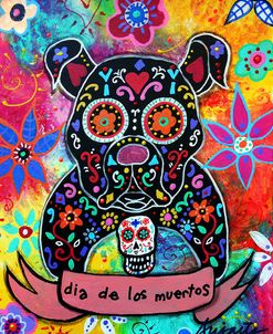 Dia De Los Muertos Bulldog