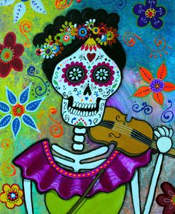 Frida Playing Violin