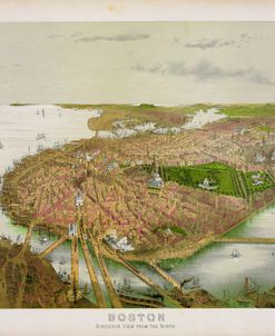 Boston From the Air, 1877