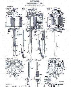 Electric Tattooing Device, Charles Wagner, 1904