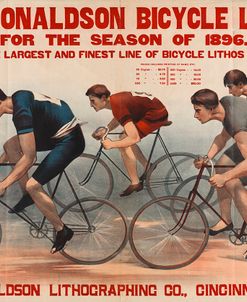 Donaldson Bicycle Lithos for 1896 Season