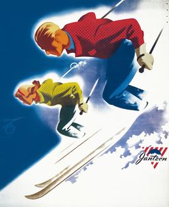 Jantzen by Binder Man and Women, Ski 1947