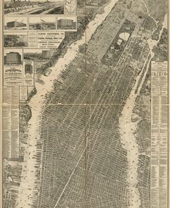 The City of New York Map, 1879