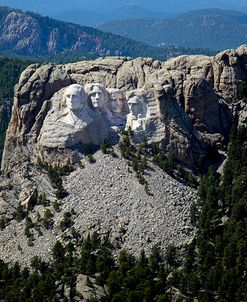 Aerial View, Mount Rushmore