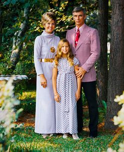 Cernan Poses for a Family Portrait