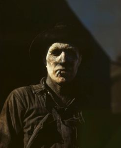 Worker at Carbon Black Plant, Sunray, Texas