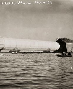 Zeppelin Airship From Water