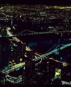 East River NYC Bridges from WTC