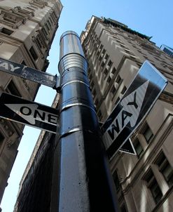 NYC Lower Broadway Looking Up