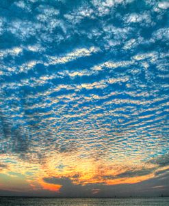 Key West Blue Sunset Vertical