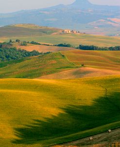 Tuscan Vertical Distant Hill Castle