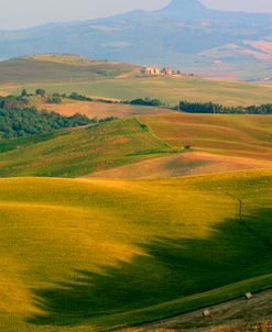 Tuscan Vertical Distant Hill Castle