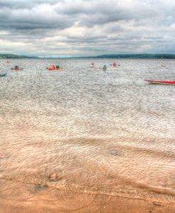 Kayaks On The Hudson