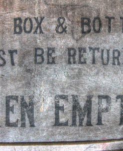Return When Empty Box