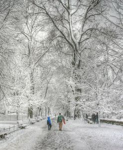 Riverside Park snow walk