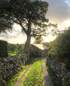 Wales Cottage Sunset