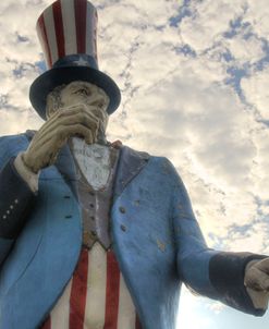 Uncle Sam Statue Horizontal
