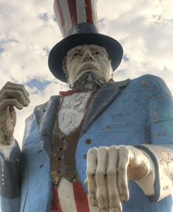 Uncle Sam Statue Vertical