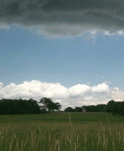 Cloud Over Field Panorama