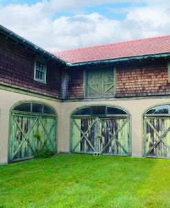 Green Barn Doors