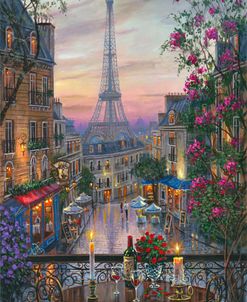 Candlelit View Paris