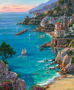 Cliffside View Amalfi Coast