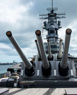 USS Missouri Guns