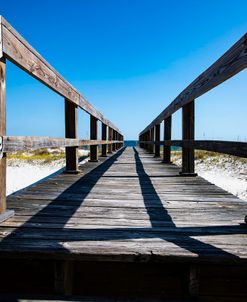 Beach dune boardwalk