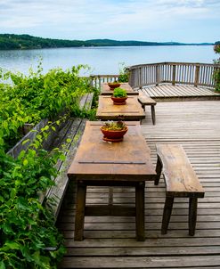 Deck on the Hudson river 2