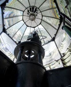 Fresnel lighthouse lens