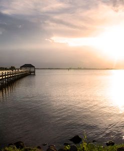 Riverside dock