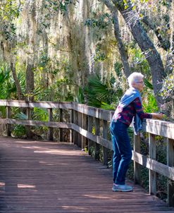 Senior on Boardwalk