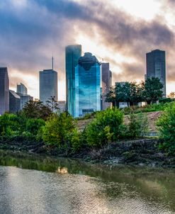 Houston Skyline From Buffalo Bayou