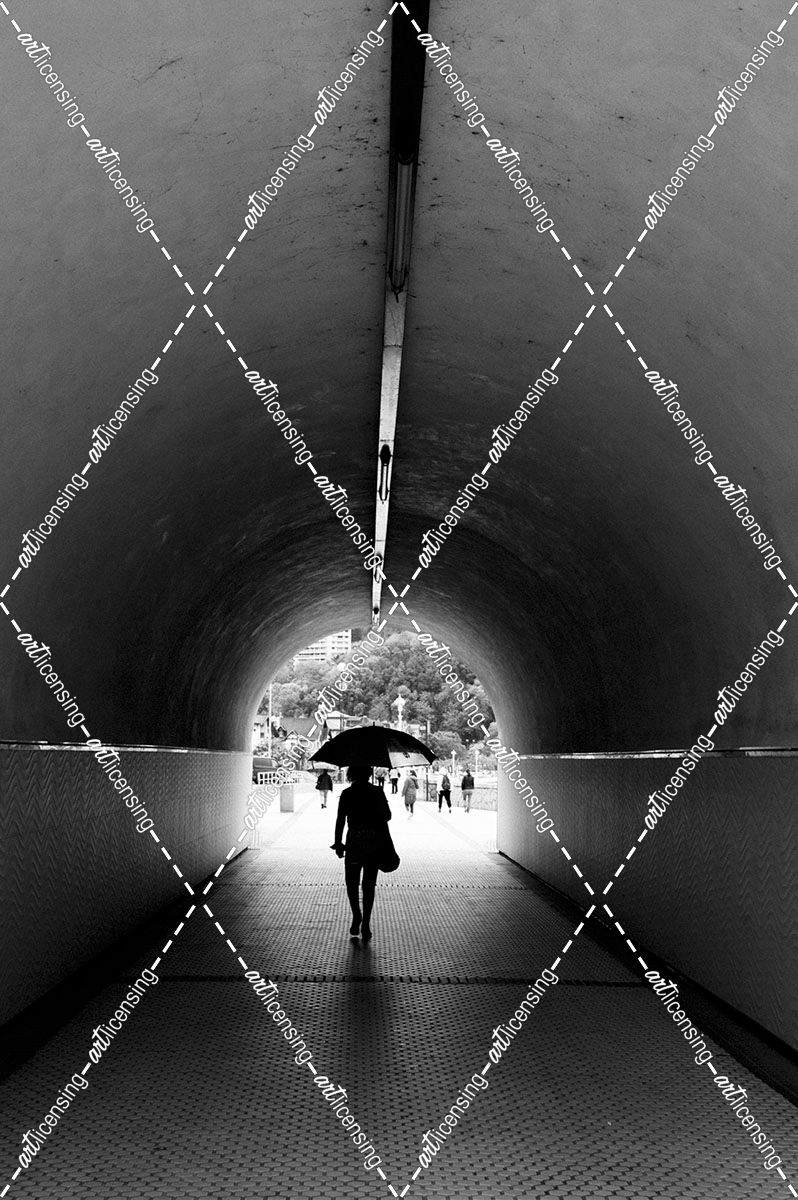 Lady With Umbrella
