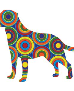 Labrador Abstract Circles