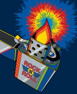 Rock & Roll Lighter Tie-dye Flame
