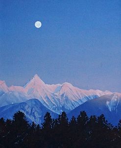 Alpenglow Moon