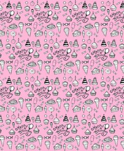 Birthday Party Pink_Repeat Pattern