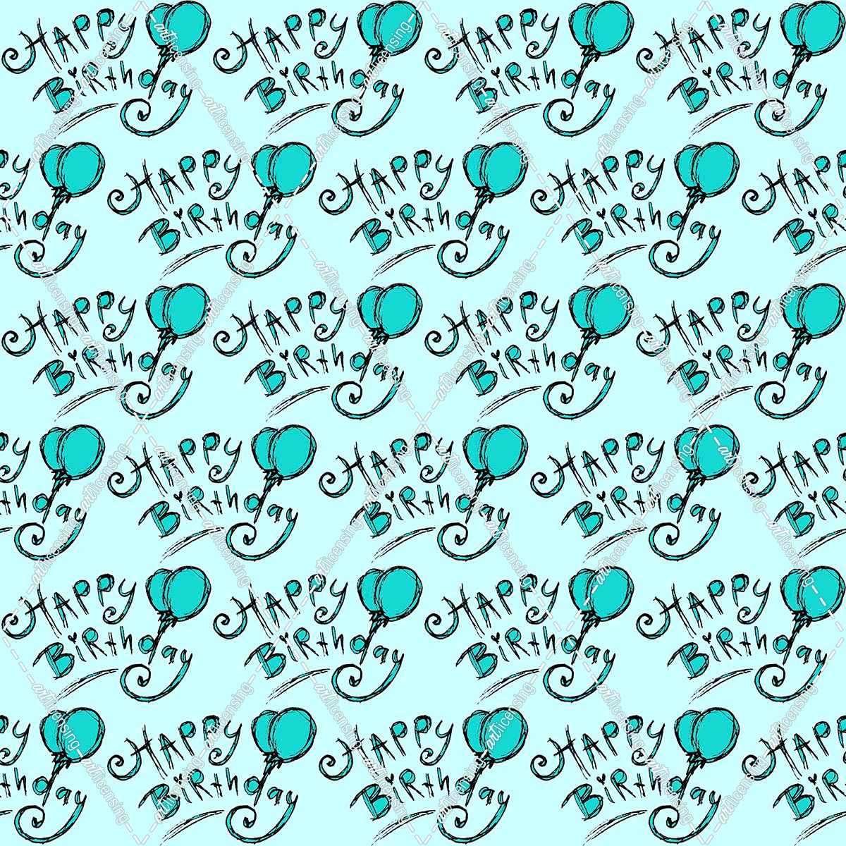 Happy Birthday Balloons_Repeat Pattern Blue