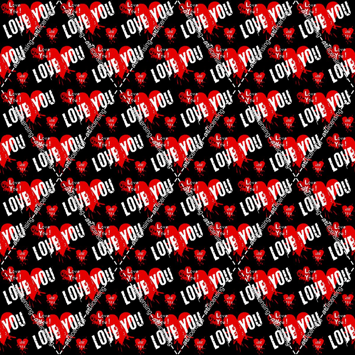 Love You 2_Repeat Pattern