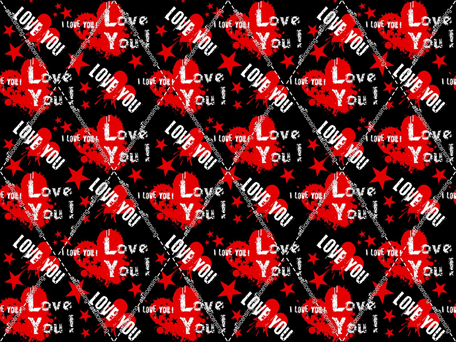 Love You 3_Repeat Pattern