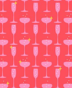 Midcentury Modern Champagne Toast